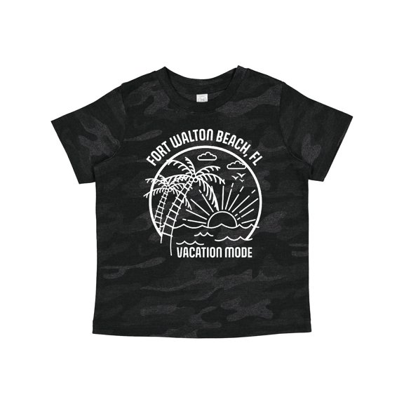 Inktastic Summer Vacation Mode Fort Walton Beach Florida Boys or Girls Toddler T-Shirt