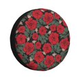 thumbnail image 2 of PUREYAH Beautiful Red Wild Rose Rv Spare Tire Cover, Wheel Covers Protectors Universal Fit for Camping Travel Trailer Truck 16 inch, 2 of 6