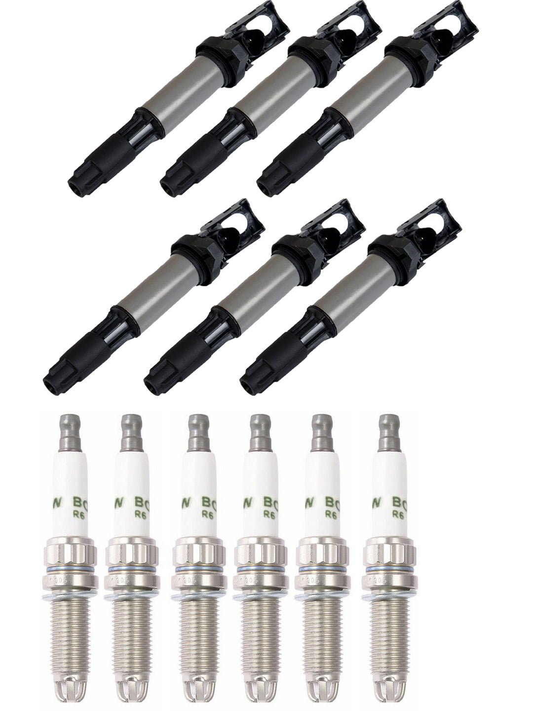 6 Set of High Engery UF553 Ignition Coils For Ford & More Bosch Spark Plugs 