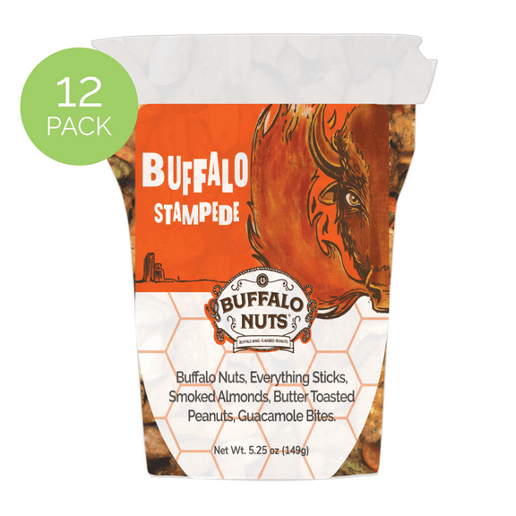 Buffalo Stampede Grabeez, 5.25oz, 12-count