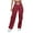 Red, variant on Vedolay Trousers For Womens Pluse Size Women's Pants Summer Cotton Beach Trouse,Blue L
