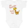 thumbnail image 3 of Inktastic My Peepaw Loves Me Cute Giraffe Boys or Girls Baby Bodysuit, 3 of 5
