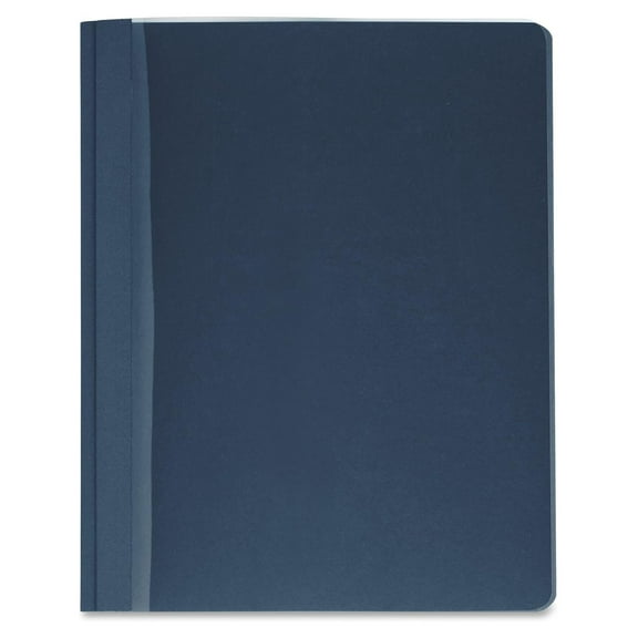 Report Covers Clear Front - 100 Sheet Capacity - Presentation Covers with Fasteners - Letter Size - Non-Stick, Textured - 3 Prong - Professional Document Protection