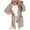 Khaki, variant on Lovskoo 2024 Cardigan Sweaters for Women Loose Casual Long Sleeve V-Neck Color Blocking Knitted Open Front Oversized Button Lightweight Sweater Coat Cardigan Outwear Khaki
