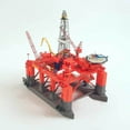 thumbnail image 2 of 3D 1/400 DIY Semi Submersible DIY Kits Handmade Oil Drilling Platform Model Creative Gift, 2 of 9