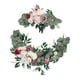 thumbnail image 1 of 2 arcos de flores artificiales para bodas, decoraciones florales y accesorios para fotos. rojo blanco, 1 of 9