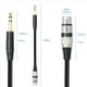 thumbnail image 2 of Cable TRS de 1/4 de Pulgada una XLR de 3 Pines XLR Balanceado una Jack Cable de Interconexión de Señal TRS de 6,35 mm Cable de Audio para Micrófono 1,8 M, 2 of 5
