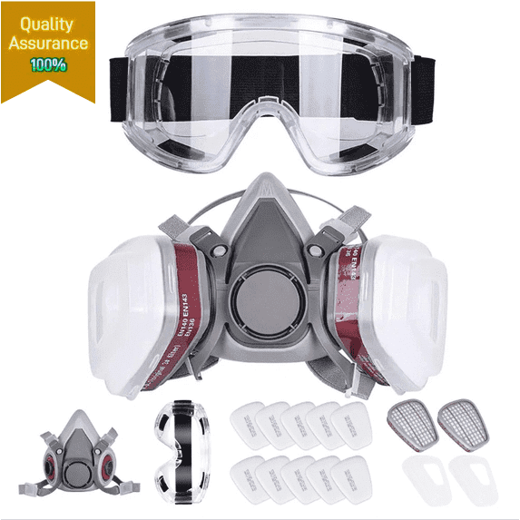 3M P100 Respirator Cartridge/Filter 60922, 1 Pair - NIOSH Approved For Acid Gases & Particulates