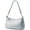 Silver, variant on Clutch Tote Handbags with 2 Removable Straps and Zipper Closure Crossbody Bags Shoulder Purse Handbag for Women
