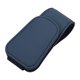 thumbnail image 5 of Soporte de cuero sintético para gafas de coche, con clip para colgar gafas, ahorra espacio para la visera. Azul oscuro, 5 of 9