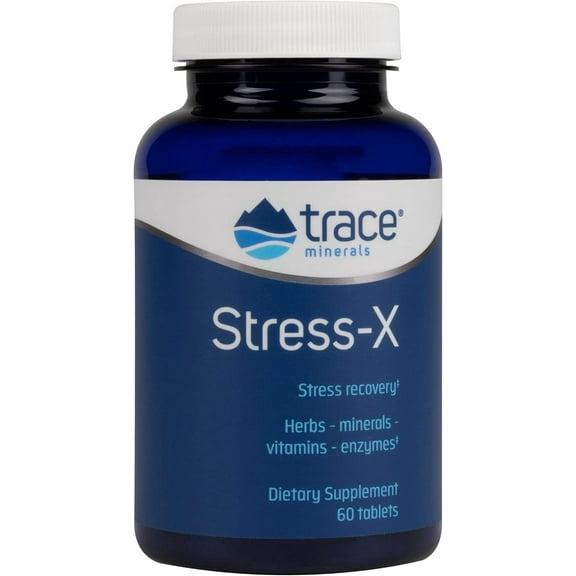 Trace Minerals Magnesium Stress Relief Gummies (60 Ct) Low Sugar | Magnesium Citrate | Natural Calming Sleep Support, Soothes Muscles | Mood & Digestive Support | For Kids & Adults | Tangerine