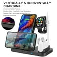 thumbnail image 3 of Wireless Charging Station for Apple Products, 4 in 1 Apple Watch Charger with Qi-Certified 15W Charging Dock for Multiple Devices, iPhone Charging Station Compatible with Apple Watch& Airpod & Pencil, 3 of 7