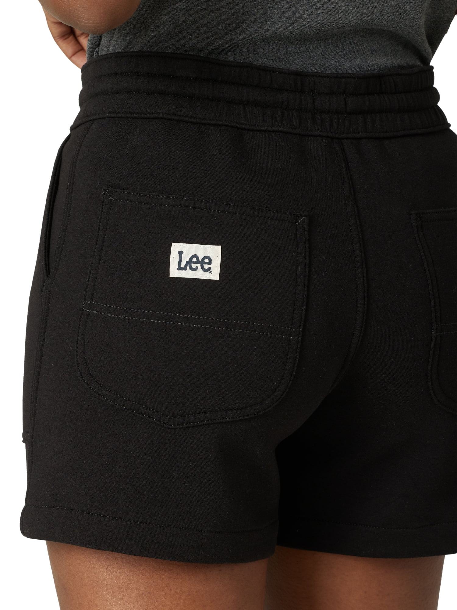 Lee Women's High Rise Relaxed Fit Drawstring Shorts