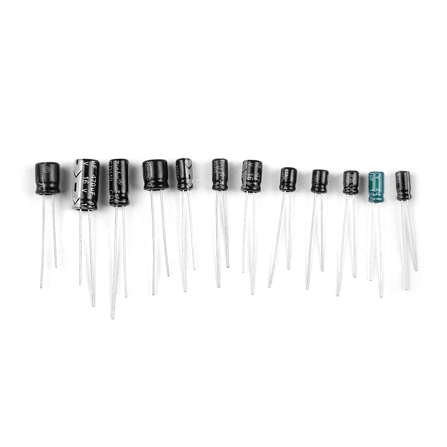 Lot 1390pcs Electronic Components LED Diode Transistor Capacitor Resistance Kits