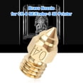thumbnail image 1 of Boquilla extrusora de latón, cabezal de impresora de rosca Hotend MK8 para filamento CR-6 SE de 1,75mm, 1 of 5