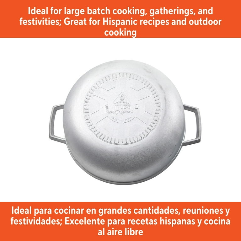 Rice Pot IMUSA USA R200-CALDERO22C Traditional Colombian Natural ...