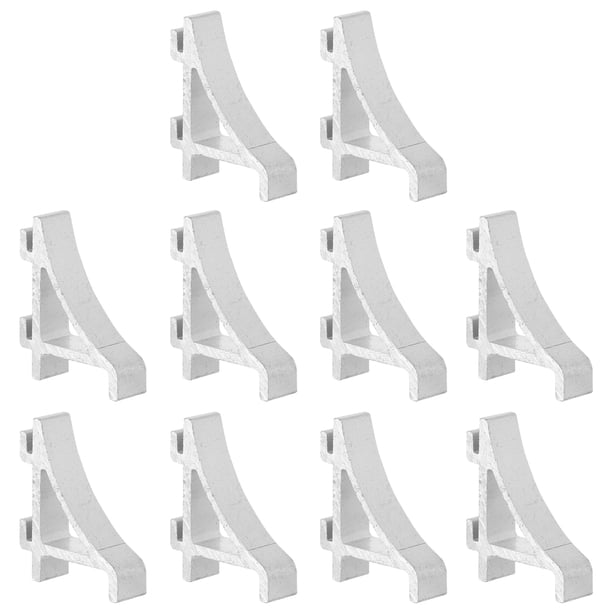 10 clips para estantes de congelador, ganchos de soporte para refrigerador, soporte para estante de refrigerador.