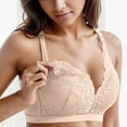 thumbnail image 2 of Ramiter Sexy Lingerie for Women Women's Filifit Sculpting Uplift Bra Fashion Deep Cup Bra Full Back Coverage Hide Fat Smooth Bra 95B,Beige, 2 of 5