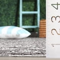 thumbnail image 5 of SAFAVIEH Courtyard Amber Damask Indoor/Outdoor Area Rug, Black/Light Grey, 6'7" x 9'6", 5 of 12