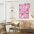 thumbnail image 5 of Elephant Stock Girls Have Super Powers Wall Art - Vertical Canvas Wall Art - Kids Room Wall Decor - Inspirational And Typography Canvas - Pink And White Decor - 30" x 45", 5 of 8