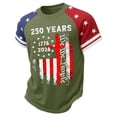 thumbnail image 3 of Ymyiu 4th of July Clothes for Kids Kids Shirt for Girls Boys T-Shirt Hippie Style Casual Tee Youth Clothing 4T 5T(Green, 4-5 Years), 3 of 3