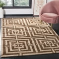 thumbnail image 2 of SAFAVIEH Wyndham Major Geometric Wool Area Rug, Brown, 5' x 8', 2 of 8