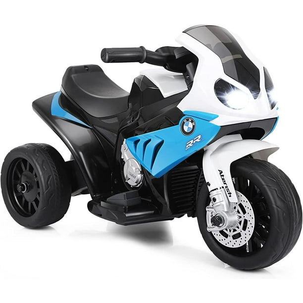 Moto Montable para Niños Costway Motocicleta Con Ruedines Azul 66 x 37 x 44,5 cm