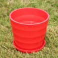 thumbnail image 2 of GLFILL Decorative Plastic Flower Pots Enhance Root Development and Prevent Hovering Red S, 2 of 4