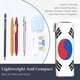 thumbnail image 3 of Disketp Korea Estuche Organizador de Lápices de Cuero, Estuche de Oficina con Cremallera para Bolígrafo y Lápiz, 3 of 6