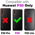 thumbnail image 2 of Phone Case for Huawei P20 Pro with Tempered Glass Screen Protector Cover and Magnetic Stand Ring Holder Slim Hybrid Hard Cell Accessories Protective Huawei P 20Pro Cases Men Black, 2 of 7
