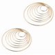 thumbnail image 3 of 14 Pieces 7 Sizes Metal Rings Wire Ring Metal Rings Hoops, 3 of 5
