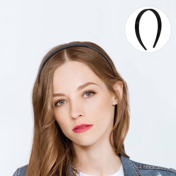 MOKKHNB Durable Black Black Hollow Hair Band with Three Layer Tooth Design for Decoration