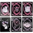 thumbnail image 3 of Cartas de juego Kawaii Sanrios para niñas, juguetes de peluche con estampado de dibujos animados de Anime Kuromi, regalos bonitos, 3 of 4