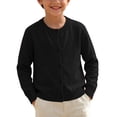 thumbnail image 5 of ZOYOEN Toddler Girls Cardigan Sweaters- Long Sleeve Button Up Knit Cotton Casual Kids Fall Winter Clothes Black Size 2 T, 5 of 9