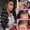 Black, variant on 26 Inch Long Wavy Synthetic Hair Wig For Women Gradual Blonde Tousled Curls With Natural Daily Wear And Special Events