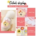 thumbnail image 6 of Dog Sunflower Shirts for Small Dogs Puppy Cat T-Shirts Lightweight Soft Cotton Summer Pet Vest Clothes Rabbit Doggie Tee Shirts Kitten Tank Tops Chihuahua Yorkshire Poodle, 6 of 8