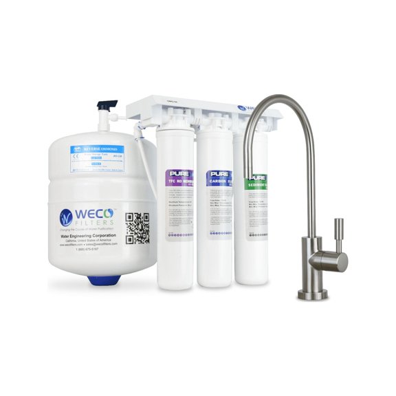 WECO GMQ-50 Compact EZ Twist Reverse Osmosis Water Purification System