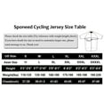 thumbnail image 4 of Sponeed Short Sleeve Bicycling Jersey for Men Lightweight Dry Fit Breathable Cycling Shirts Full Zipper XXXL, 4 of 4