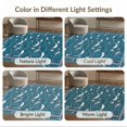 thumbnail image 7 of ODIKA 8'x10' Washable Area Rug Bathroom Deep Surf Featuring Creatures Nautical Ocean Funky Theme for Dining Room, Large Office, Lounge, Non-Slip Chair-Friendly Mat, 7 of 7