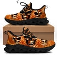 thumbnail image 1 of Zapatos planos de primavera para hombre, diseño de calavera punk, zapatillas informales para hombre, calzado con cordones para caminar de verano para niños, 1 of 6