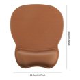 thumbnail image 4 of Almohadilla Ratón Ergonómico Con Reposo en La Muñeca Que No Base Del Mousepad (marrón), 4 of 4