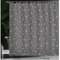 thumbnail image 3 of Ambesonne Boho Shower Curtain, Tribal Abstract Repetitive Art, 69"Wx70"L, Dark Purple Grey White, 3 of 4