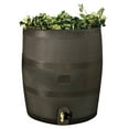 thumbnail image 4 of RTS Companies 5513-000100-5681 Round Rain Barrel 35USG - Brown with Brass Spigot, 4 of 4