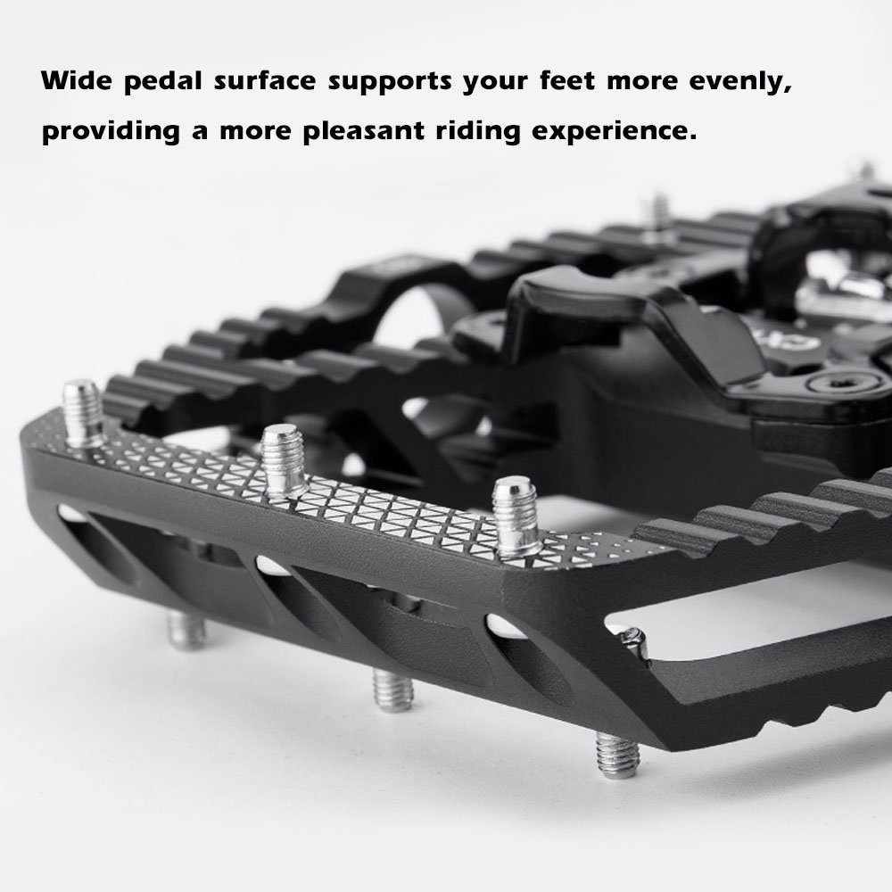 CXWXC Bike Pedals Dual Sided Pedals Plat & SPD Clipless Pedal 3 Sealed Bearing 9 16 Cnc Machined Cr Mo Axle Bicycle Mtb Pedals 9e21ae76 Ee09 424d 8786 3cf3042f733b.8f440203996daf485cf677752c7557e3