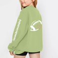 thumbnail image 5 of KAUOD Girls Letter Print Sweatshirt Football Graphic Crewneck Pullover Long Sleeve Sweaters Kids Casual Fashion Top School Hoodies, 5 of 6