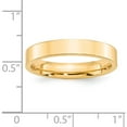 thumbnail image 3 of 14K Yellow Gold 14Ky 4mm Standard Flat Comfort Fit Band Size 5.5 Made In United States flc040-5.5, 3 of 5