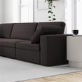 thumbnail image 6 of Pemberly Row Mid-Century Modern Fabric Modular Reversible Sofa in Gray, 6 of 8