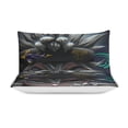 thumbnail image 3 of Black Clover Anime Home Bed 3-piece Set, Classic Japanese Anime Polyester Wash Student Dormitory Set, 3 of 5