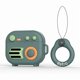 thumbnail image 1 of wonima11 Compatible with AirPods 3 Gen Case Cover 2021, Retro Radio Design Men Women Cute Funny Cool Silicon Cartoon 3D Shell Gramophone Cover for AirPods Case 3rd Generation - Retro Green, 1 of 1