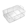 thumbnail image 3 of Cesta para freír de acero inoxidable, colador, utensilio de cocina, cesta para freír reutilizable, colador de malla para cafeterías, uso comercial y d, 3 of 6